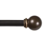 Kenney Chelsea Ball Window Curtain Rod, Adjustable 28-48 Inch Extendable ... New. Price: $11.28.