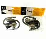 Umbra, Drapery Scarf Holder / Back Set, Teardrop. Nickle. 2 Packages In Lot New. Price: $22.99.