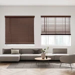 2" Cordless Textured Faux Wood Shades Window Blind Room Darkening All Sizes New. Price: $221.67.