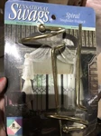 Graber Sensational Swags Spiral Swag-holder Holdback Brass 8-140-8 New & Sealed. Price: $12.71.