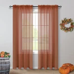 Pitalk Terracotta Curtains 84 Inch Length For Living Room 2 Panel Sets Rod Po... New. Price: $29.07.