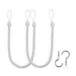 Bel Avenir Curtain Ropes Tiebacks Tie-backs, Handmade Holdbacks With 2 New. Price: $14.29.