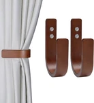 Ocioli 2 Set Curtain Tiebacks & Holdbacks Natural Wood Wall-mounted U-shaped New. Price: $19.01.