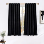 Nicetown Velvet Curtains 72 Inch Long For Dining Room - Blackout Thermal New. Price: $40.30.