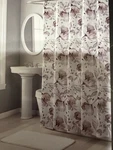 Nicole Miller Print Shower Curtain Lymx Lily Blush Nwt 72 100% Cotton New. Price: $22.00.