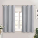 Bgment Light Grey Short Blackout Curtains For Small Windows, 38 X 45 Inch The... New. Price: $33.98.