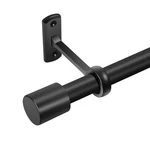 Curtain Adjustable 120-1 Inch Heavy Duty Black Metal CYZROD240 Extra Long New. Price: $74.99.