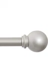 X Kenney Chelsea 5/8" Standard Decorative Window Curtain Rod, 28-48", Silver New. Price: $51.75.