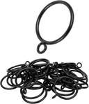 Rings With Eyelets, 24 Pack Metal Drapery For Pinch Pleat Curtains New. Price: $17.49.