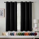Miulee Blackout Curtains For Bedroom Living 63 Inches Long 2 Panels, New. Price: $17.79.