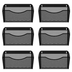 Easypag 6 Pack Mesh Wall File Organizer Vertical Mounted Single Pocket Hold... New. Price: $42.58.