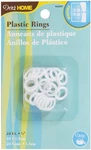 Dritz 44347 Plastic Rings 1/2" 24/PKG-WHITE New. Price: $8.97.