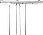 Baton Draw Double White Traverse Rod 66-120 Inch New. Price: $246.99.