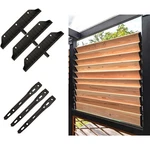 Explranltec Louver Bracket Kit, Deck Sunblind System, Shutters Hardware Black New. Price: $42.01.