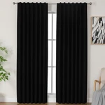 Airwill Blackout Curtains,thermal, Set Of Panels (52X72 Inch, Pure Black) New. Price: $44.99.