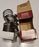 Home Decorators Collection In. Drapery Ring Set Brushed Nickle (10PK) Open. Price: $8.75.