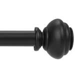 Merjulan 1" Black Curtain Rod 66-120" Heavy Duty For Windows New. Price: $50.27.