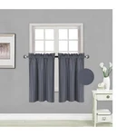 Elegant Home Short Panels Tiers Small Window Treatment Curtain Blackout 28"... New. Price: $14.99.
