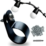 300 Pack 1/4 Light Clips Black,rope P-style Mounting Clip... New. Price: $31.67.