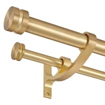 Double Drapery Curtain Rods, 72-144 Telescoping With 1INCH La New. Price: $70.00.