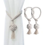 Jqwupup 2 Pack Rustic Curtain Tiebacks - Outdoor Drapery Holdbacks Ho... New. Price: $17.09.
