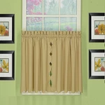 Today's Curtain Todays Orleans Scallop Linen 24 Tier Pair 60 New. Price: $31.45.