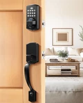 Desloc A100F Electronic Keypad Door Lock With Handle Set, Smart Matte Black New. Price: $94.99.