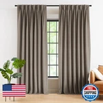 Kayne Studio Pinch Pleated Soft Velvet Curtains 108 Long 60 Blackout Room New. Price: $80.91.
