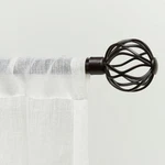 Exclusive Home Curtains Ogee 1" Rod And Coordinating Finial Set, Matt... New. Price: $26.76.