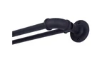 Sun Zero Bronn Industrial 66IN-120IN Matte Black Steel Double Curtain Rod New. Price: $35.99.