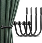 4 Pack Wall Mount Curtain Holdbacks Drapery Tiebacks Retro Window Hook For Home New. Price: $24.78.