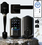 Veise VE027-H Built-in Wi-fi Fingerprint Smart Deadbolt Lock With Handleset New. Price: $129.99.