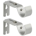 Anndason Heavy Duty Adjustable Curtain Brackets Holders For 1 Inch Rod, New. Price: $9.69.