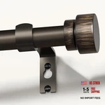 Lootkell Modern Bronze Curtain Rods For Windows 16"-120" Pack Antique Brown New. Price: $44.87.