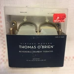 Thomas O'brien Decorative Reversible Drapery Tiebacks Set Two For Curtais New. Price: $39.99.