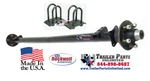 3.5K Trailer Axle Lug 62"HF 48" Spring Center On 4.5" With Free U-bolt Kit New. Price: $186.00.
