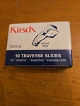 Kirsch 3909-B Traverse Slides 10 New. Price: $8.00.