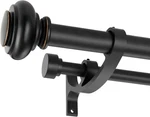 Double Curtain Rods 72 To 144 Inches With Solid Aluminum Alloy Brackets, New. Price: $83.99.