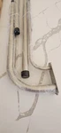 Double Curtain Rod Set W/ Mounting Hardware Brushed Nickel 36 70 Inch Open. Price: $35.00.