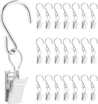 Litoexpe 50 Pcs Hooks Curtain Clips, Metal Hanging For Awning Stri New. Price: $13.44.