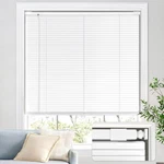 Unishades No Drill Blinds For Windows 1" Aluminum Cordless Mini L-shap.... Price: $34.35.