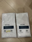 2 Pack No. 918 Emily Sheer Voile Tab Top Curtain Panel, 59" X 84", White New. Price: $19.99.