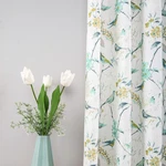 Birds Grommet Curtains For Living Room, Panels, Green, 52X96 Inches New. Price: $104.99.