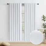 Keqiaosuocai Full Blackout Linen Curtains Back Tab Rod Pocket Bedroom Curtain... New. Price: $54.85.