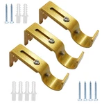 Unlorspy 3-PACK Gold 1 Inch Heavy Duty Adjustable Curtain Rod Brackets With S... New. Price: $12.64.