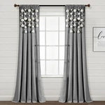 Lush Decor Boho Pom Tassel Linen Textured Window Curtain Panel, Single 52... Open. Price: $60.29.