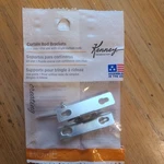 Pack - Kenney Mfg KN851 Curtain Rod Bracket Set Per New. Price: $19.88.