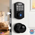 Probrico Smart Fingerprint Deadbolt Door Knob For Front Keyless Entry New. Price: $97.58.