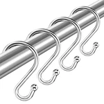 Toprod Shower Curtain Hooks Rings, Stainless Steel Shaped Chrome New. Price: $14.43.