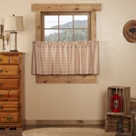 Rustic 24"X36" Tier Pair Creme Rod Pocket Kitchen Window Curtains Vhc Brands New. Price: $31.95.